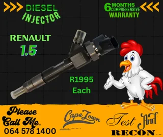Renault 1.5 diesel injectors