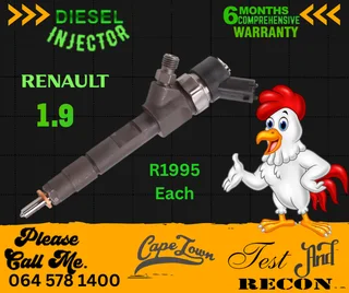 Renault 1.9 diesel injectors