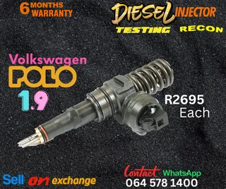 VW Polo 1.9 diesel injectors