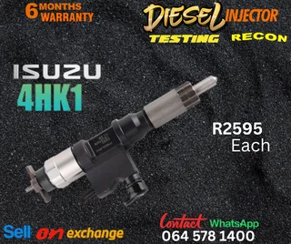 Isuzu 4HK1 diesel injectors