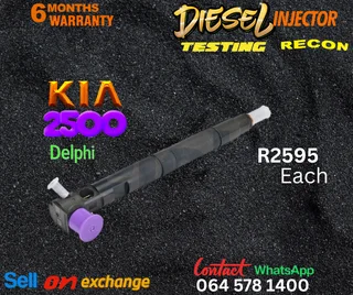 Kia 2500 Delphi diesel injectors