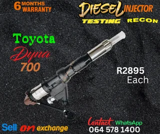 Toyota Dyna 700 diesel injectors