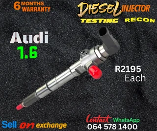 Audi 1.6 diesel injectors