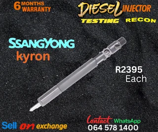 Ssangyong Kyron diesel injectors