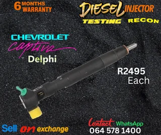 Chev Captiva Delphi diesel injectors