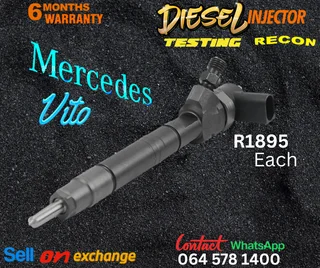 Mercedes Vito diesel injectors