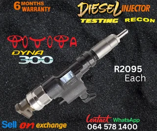 Toyota Dyna 300 diesel injectors