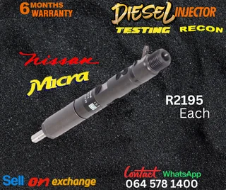 Nissan Micra diesel injectors