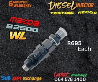 Mazda B2500 WL diesel injectors