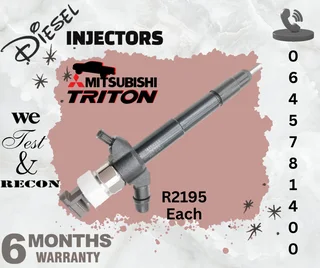 Mitsubishi Triton diesel injectors