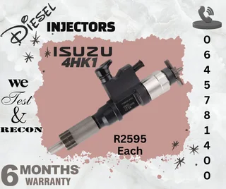 Isuzu 4HK1 diesel injectors