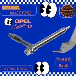Opel Corsa 1.7 diesel injectors