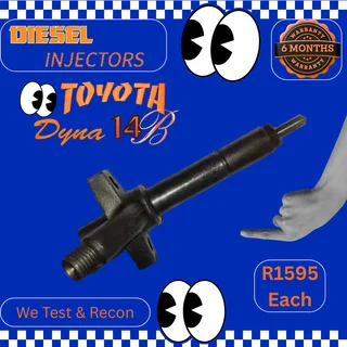 Toyota Dyna 14B diesel injectors