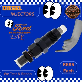 Ford Ranger 2.5 WL diesel injectors