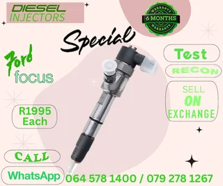 Ford Focus diesel injectors
