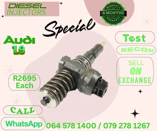 Audi 1.9 diesel injectors