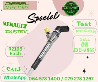 Renault Duster diesel injectors