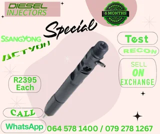 Ssangyong Actyon diesel injectors