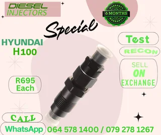 Hyundai H100 diesel injectors