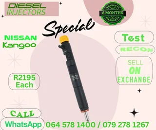 Nissan Kangoo diesel injectors