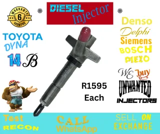 Toyota Dyna 14B diesel injectors