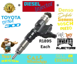 Toyota Dyna 300 diesel injectors