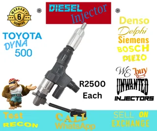 Toyota Dyna 500 diesel injectors
