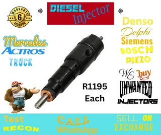Mercedes Actros diesel injectors