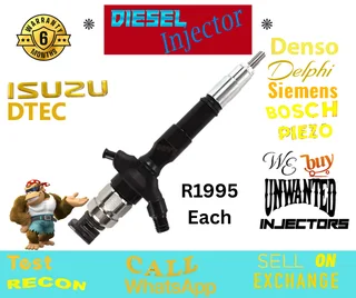 Isuzu Dtec diesel injectors