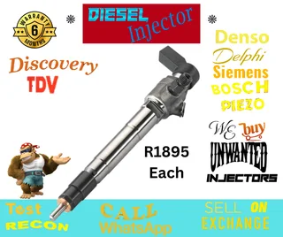 Discovery tdv diesel injectors