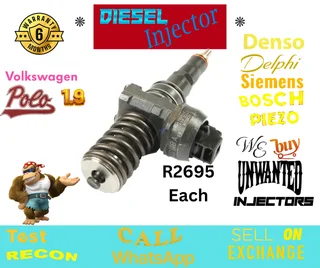 VW Polo 1.9 diesel injectors