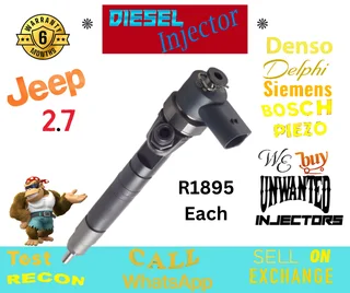 Jeep 2.7 diesel injectors