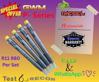 GWM P - Series diesel injectors