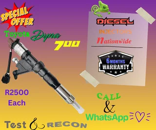 Dyna 700 diesel injectors