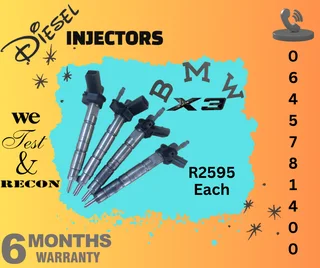 BMW X3 diesel injectors