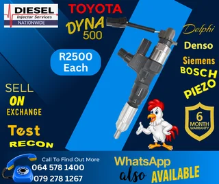 Toyota Dyna 500 diesel injectors