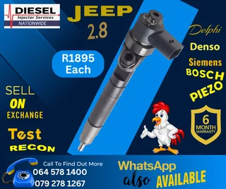Jeep 2.8 diesel injectors