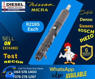 Nissan Micra diesel injectors