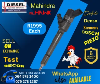 Mahindra Mhawk diesel injectors