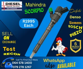 Scorpio diesel injectors