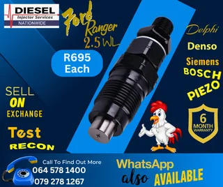 Ford Ranger 2.5 WL diesel injectors