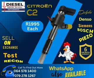 Citroen C2 diesel injectors