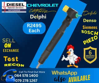 Chev Captiva Delphi diesel injectors