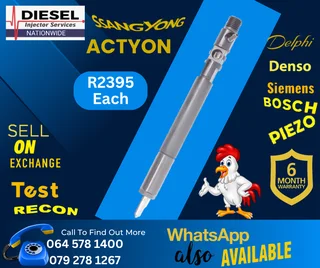 Ssangyong Actyon diesel injectors