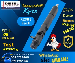 Ssangyong Kyron diesel injectors