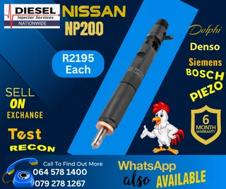 Nissan NP200 diesel injectors