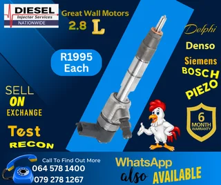 GWM 2.8 L diesel injectors