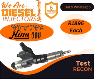 Toyota Hino 300 diesel injectors