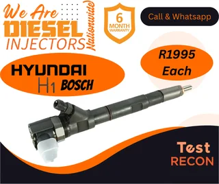 Hyundai H1 Bosch diesel injectors