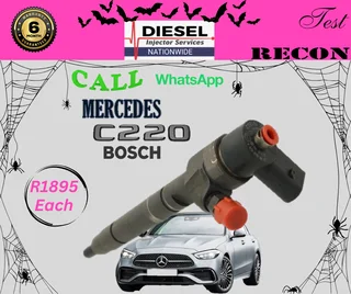 Mercedes C220 Bosch diesel injectors